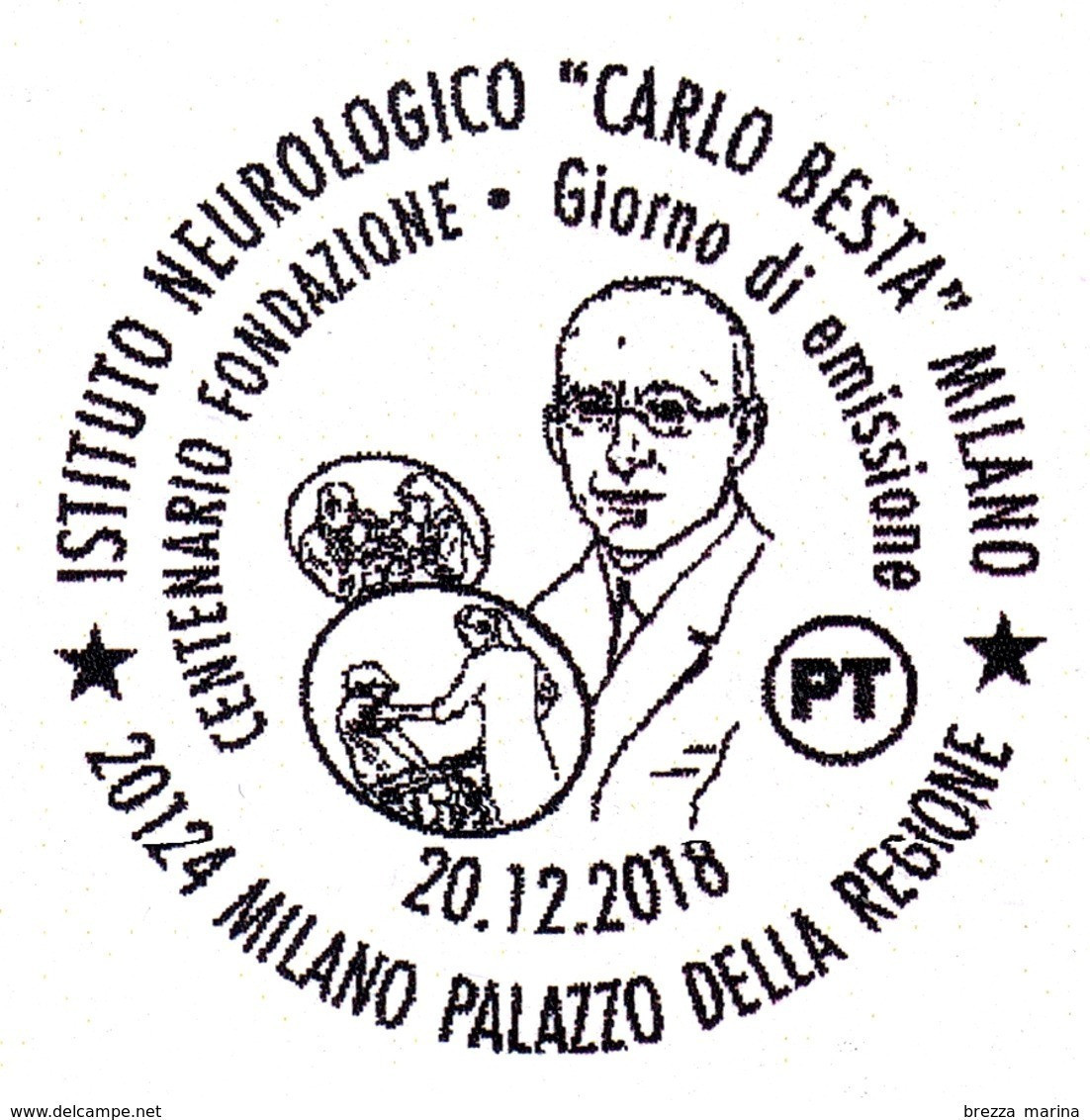 ITALIA - Usato - 2018 - 100 Anni Dell'Istituto Neurologico “Carlo Besta” In Milano - Ritratto - B - 2011-20: Oblitérés