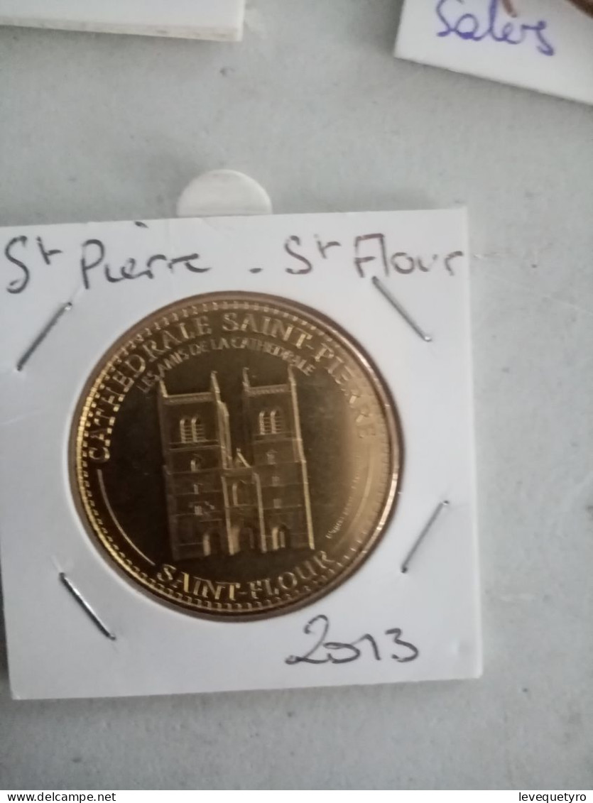 Médaille Touristique Monnaie De Pais 15 St Flour Cathédrale 2013 - 2013