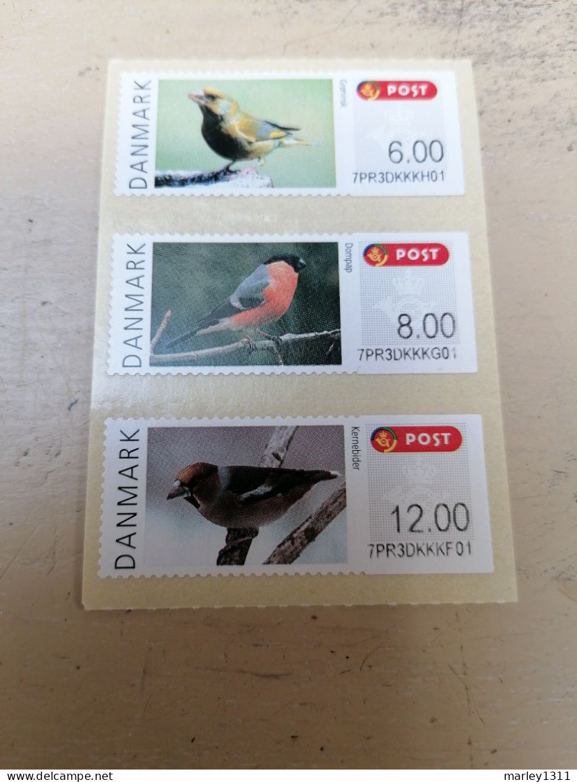 Danemark (2012) Stamps YT N 77/79 - Automatenmarken [ATM]
