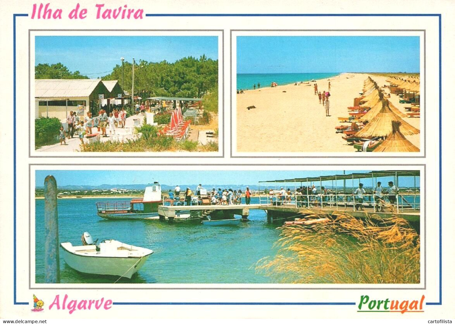 ILHA DE TAVIRA, Algarve - Vários Aspetos  ( 2 Scans ) - Faro