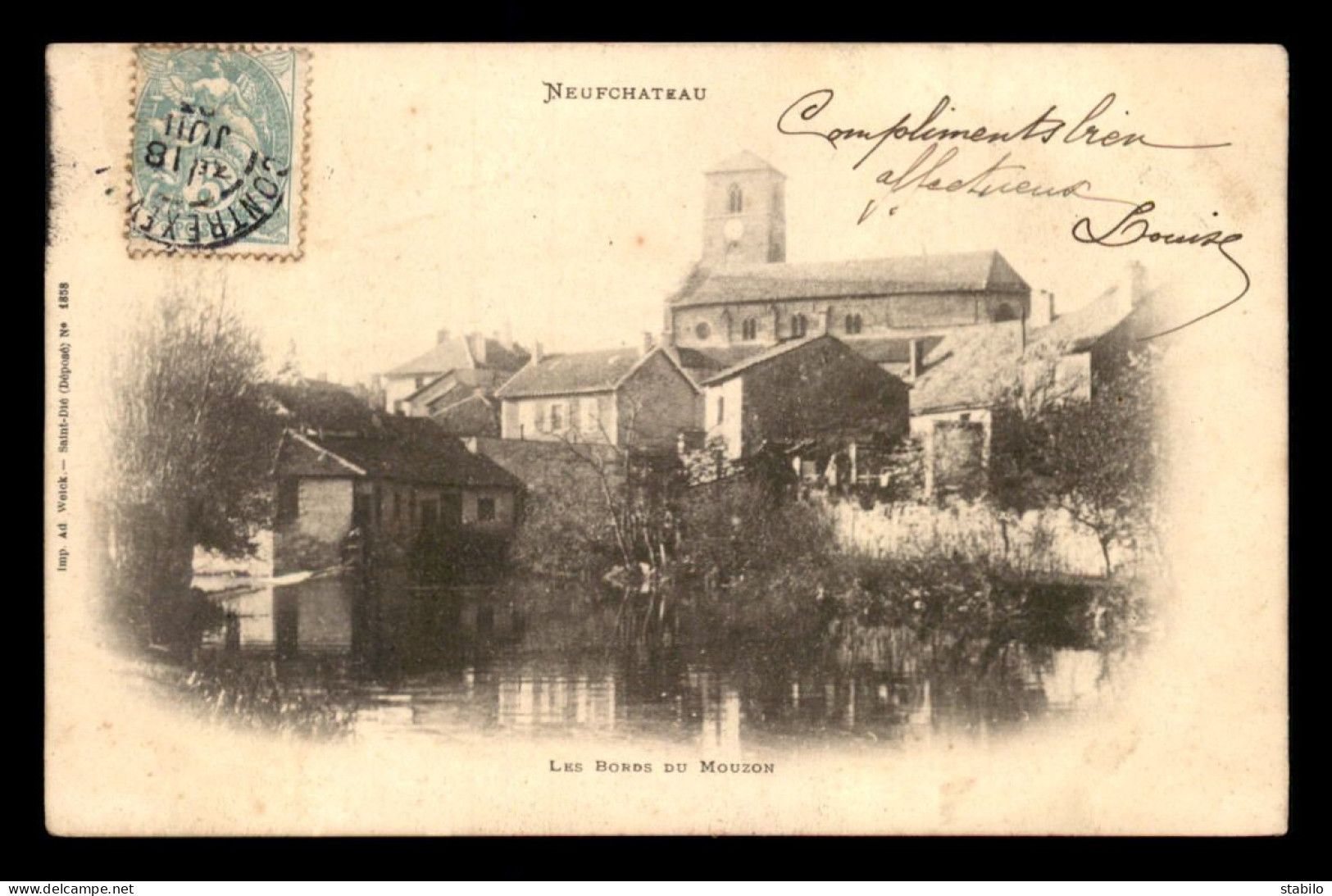 88 - NEUFCHATEAU - LES BORDS DU MOUZON - Neufchateau