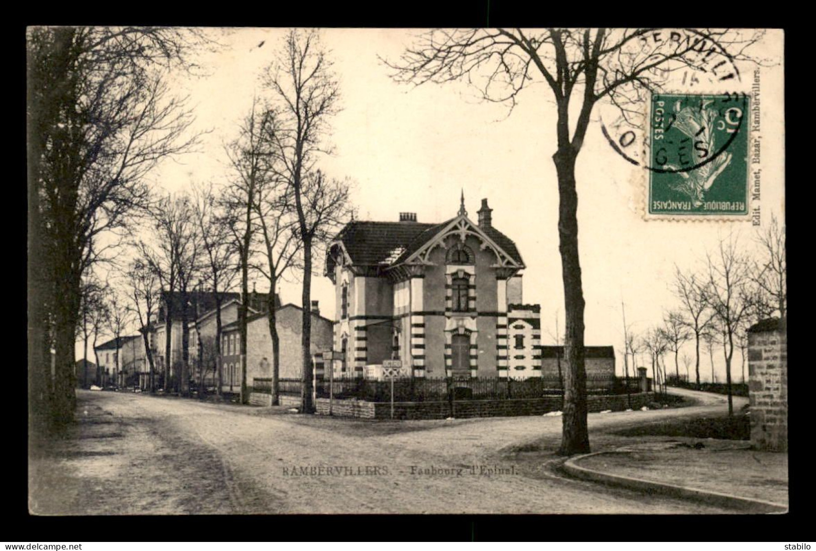 88 - RAMBERVILLERS - FAUBOURG D'EPINAL - Rambervillers