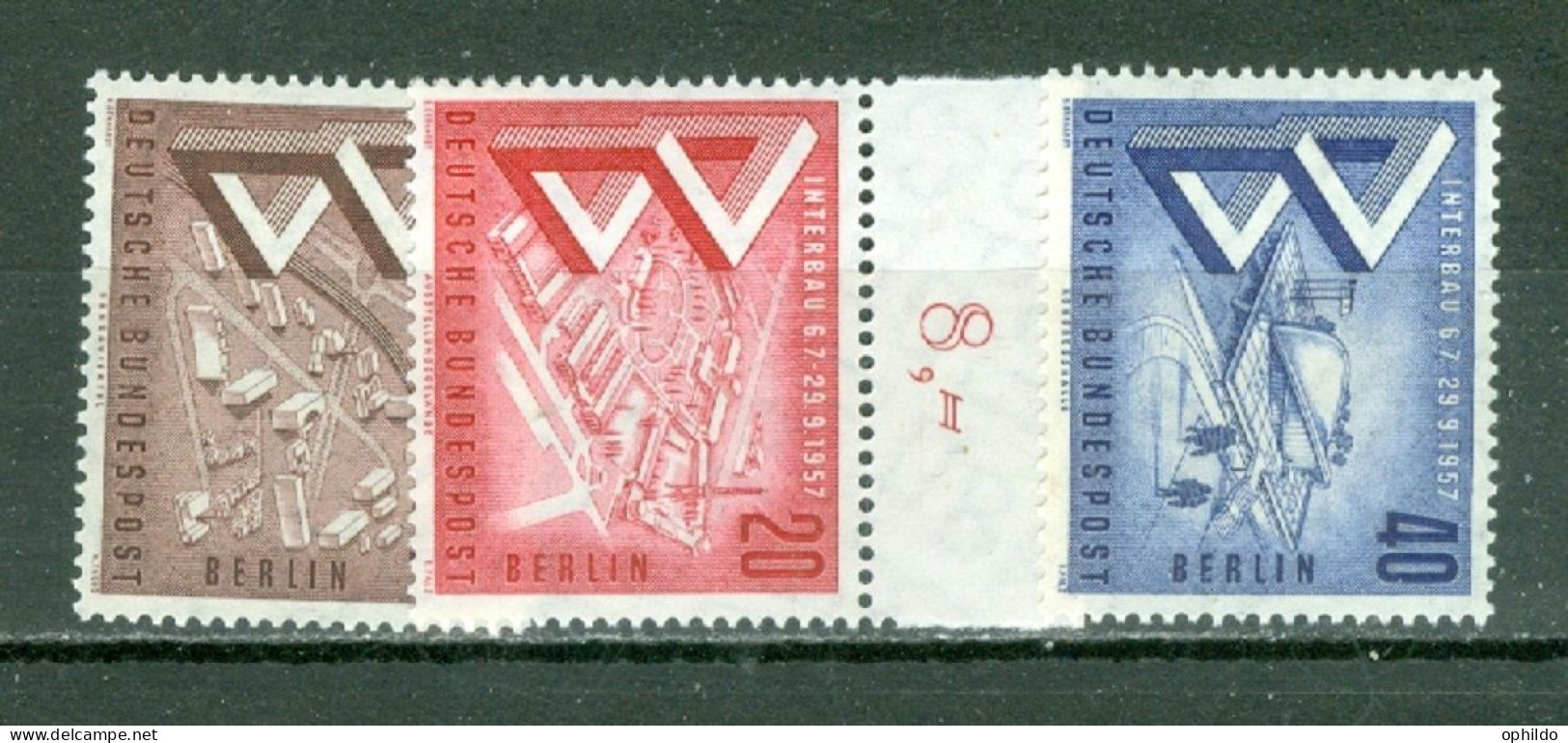 Berlin   Yvert  141/143   * *   TB  - Unused Stamps