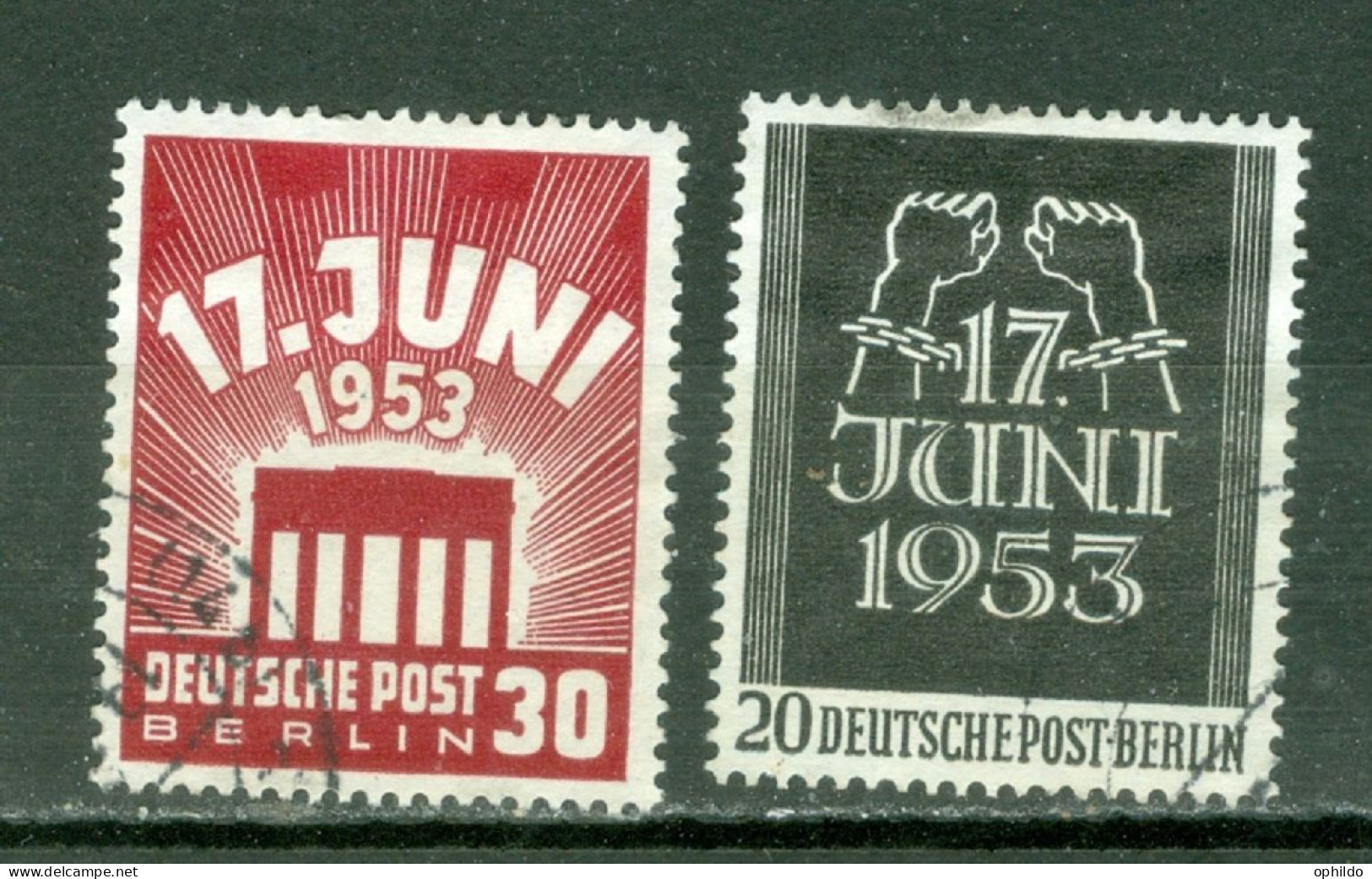 Berlin   Yvert  96/97    Ob TB   - Used Stamps