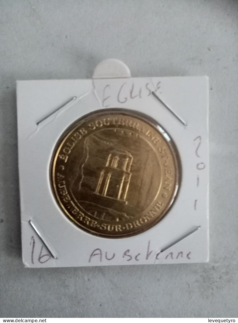 Médaille Touristique Monnaie De Pais 15 Aubeterre église 2011 - 2011