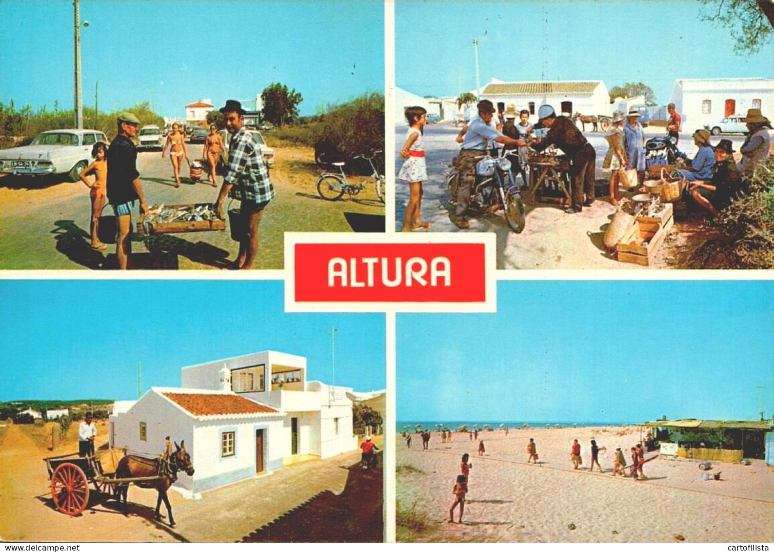 ALTURA, Vila Nova De Cacela, Algarve - Vários Aspetos  ( 2 Scans ) - Faro