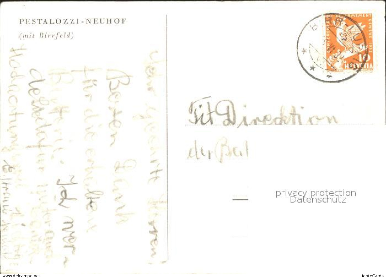 11621940 Birr Birrfeld Pestalozzi-Neuhof Birr - Andere & Zonder Classificatie