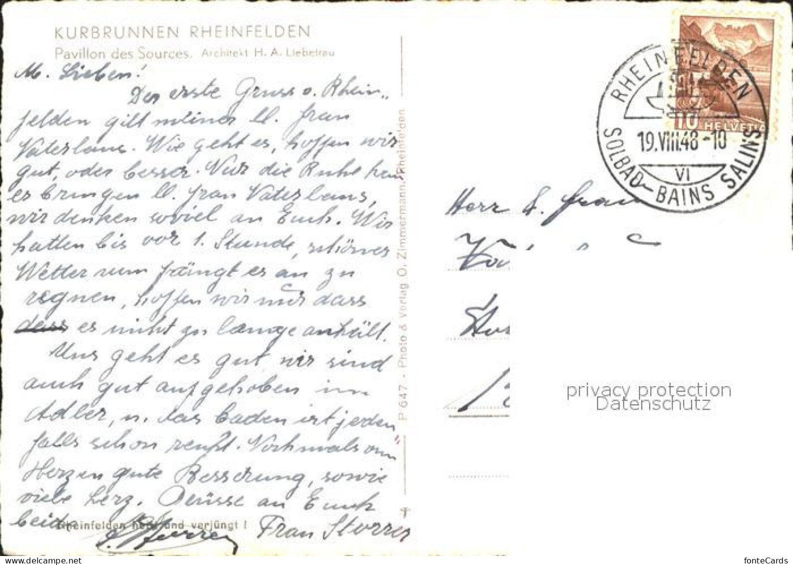 11621920 Rheinfelden AG Pavillon Des Sources Rheinfelden - Other & Unclassified