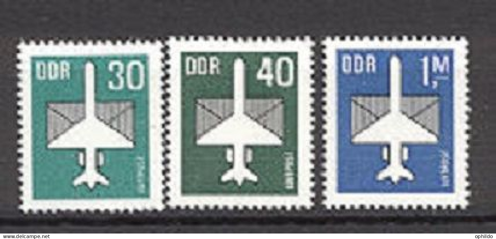 DDR     PA  8/10   * *  TB  Avion    - Unused Stamps