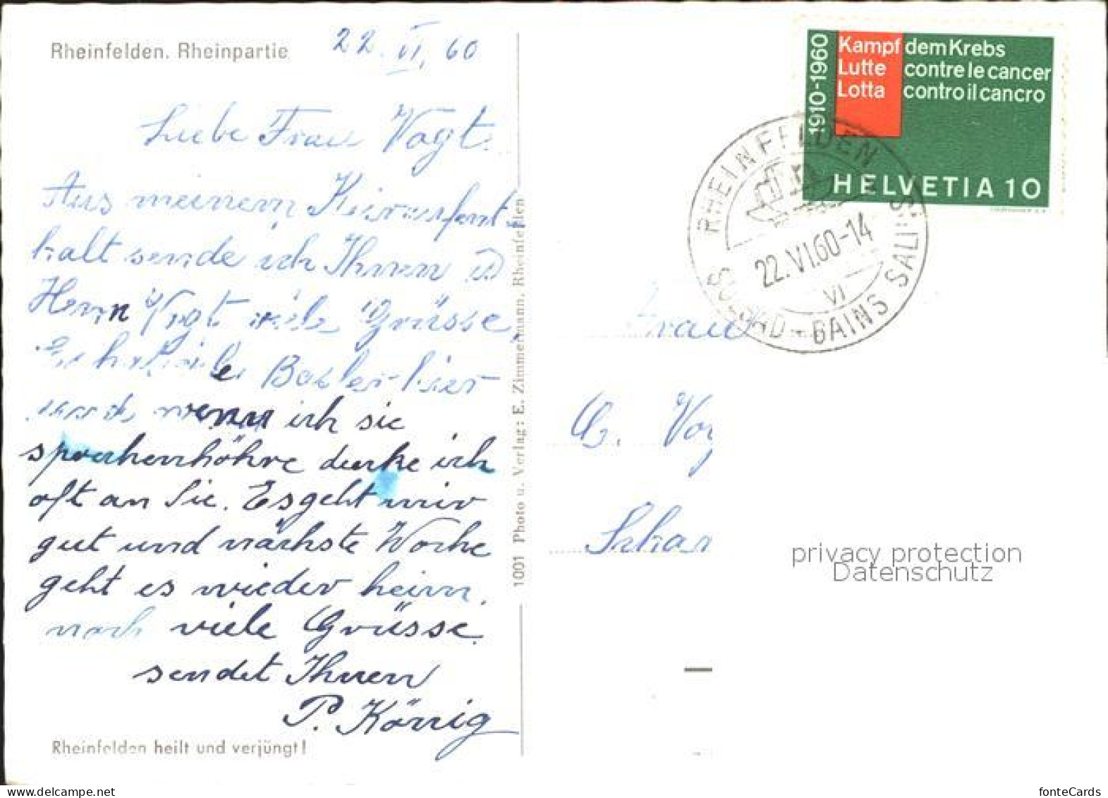 11621890 Rheinfelden AG Rheinpartie Rheinfelden - Other & Unclassified