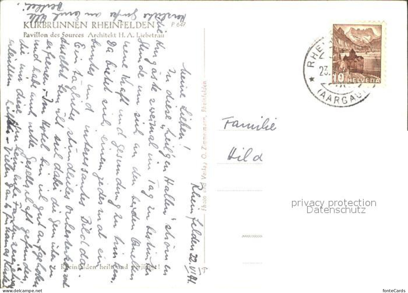 11621885 Rheinfelden AG Pavillon Des Sources Rheinfelden - Other & Unclassified