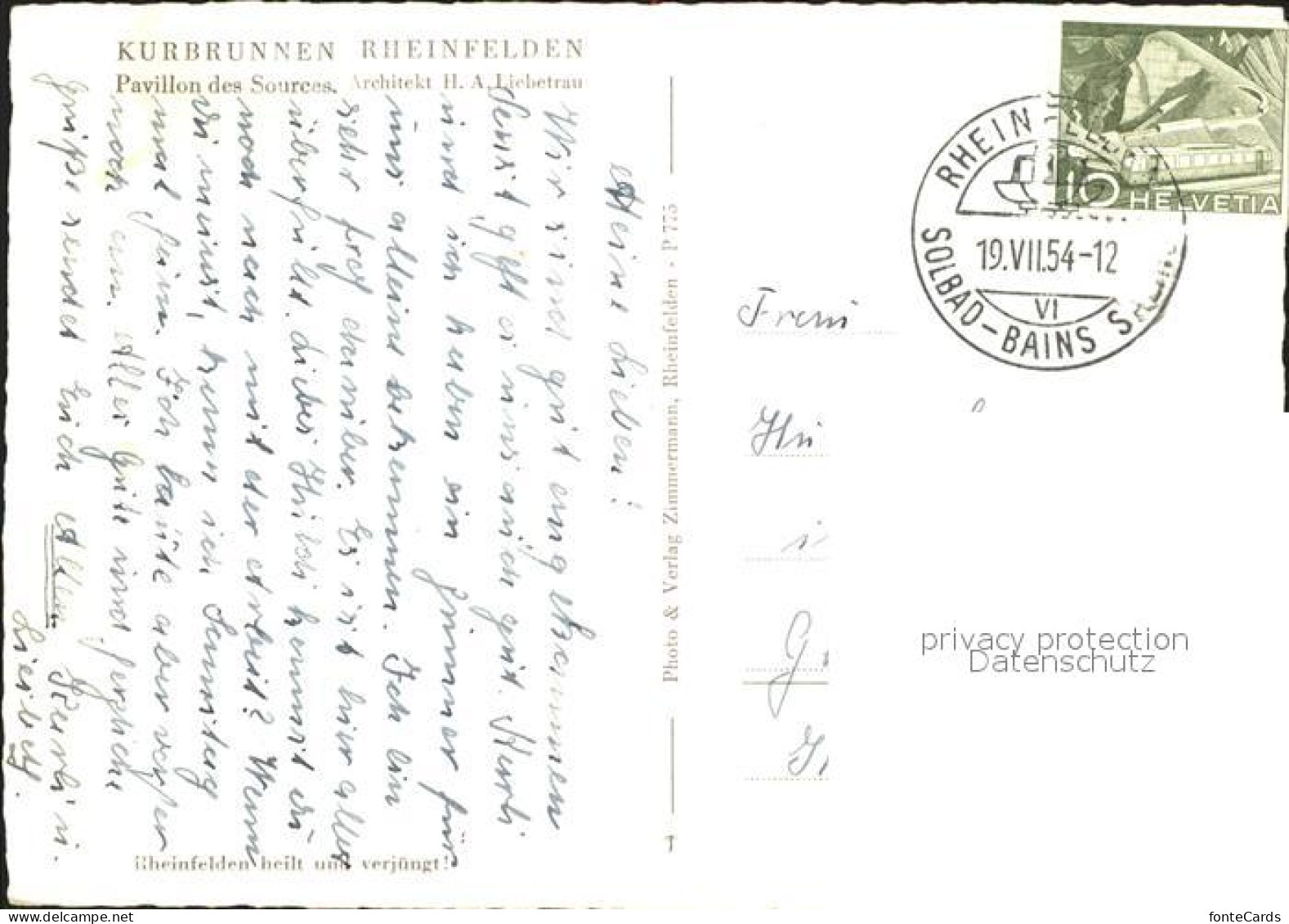 11621882 Rheinfelden AG Pavillon Des Sources  Rheinfelden - Autres & Non Classés