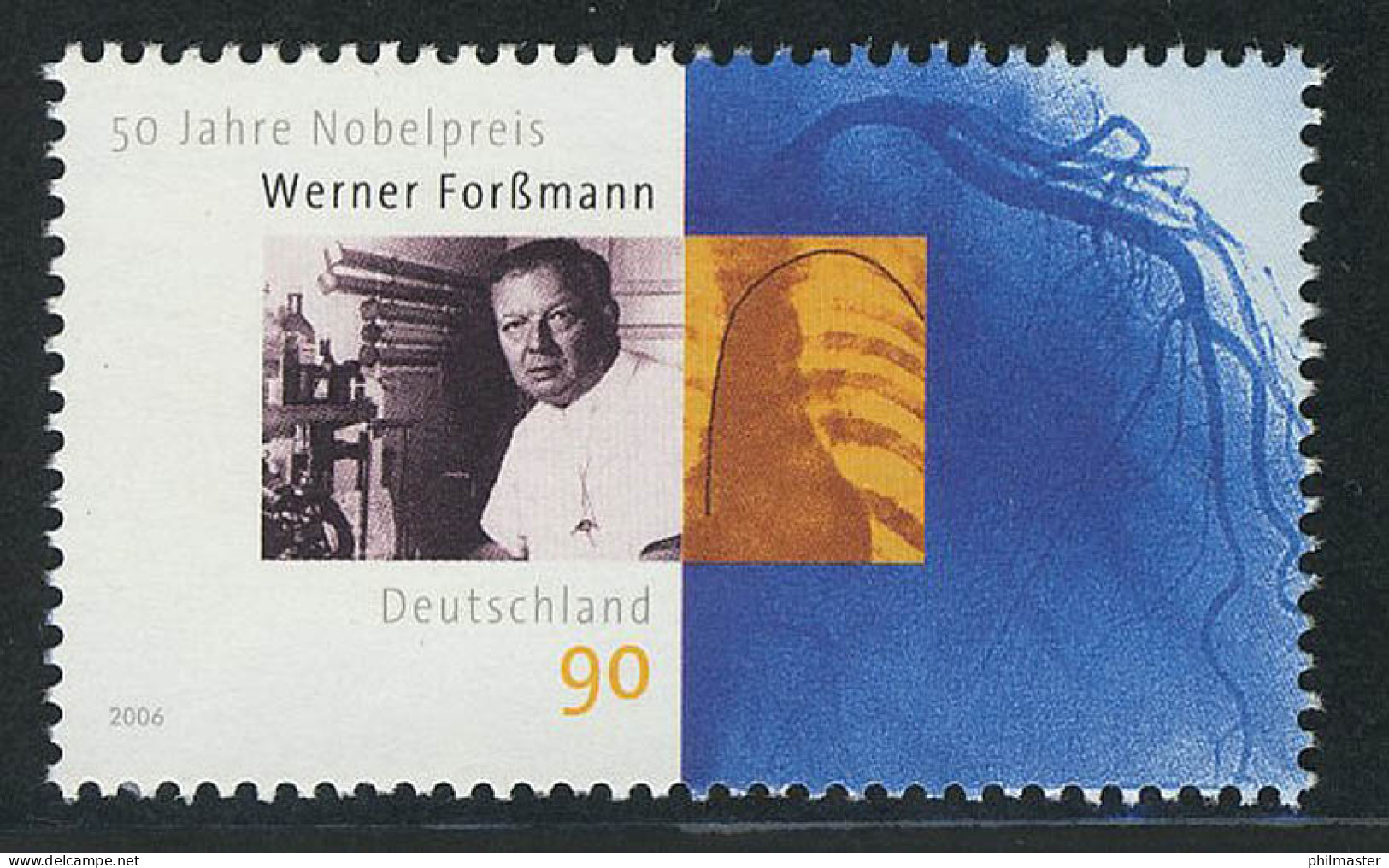2573 Nobelpreis Medizin Werner Forßmann ** - Ungebraucht