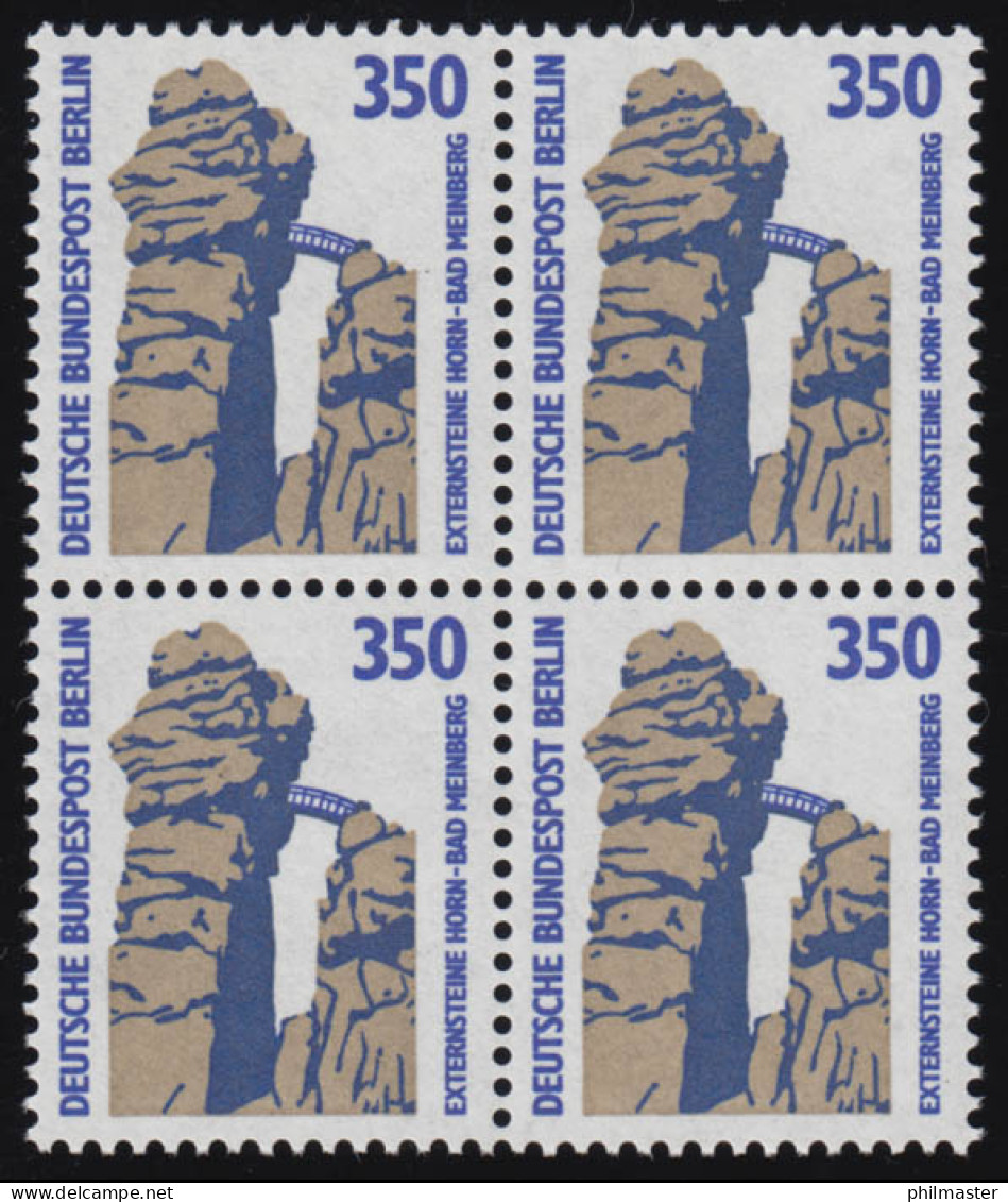 835 SWK 350 Pf Viererblock ** Postfrisch - Unused Stamps
