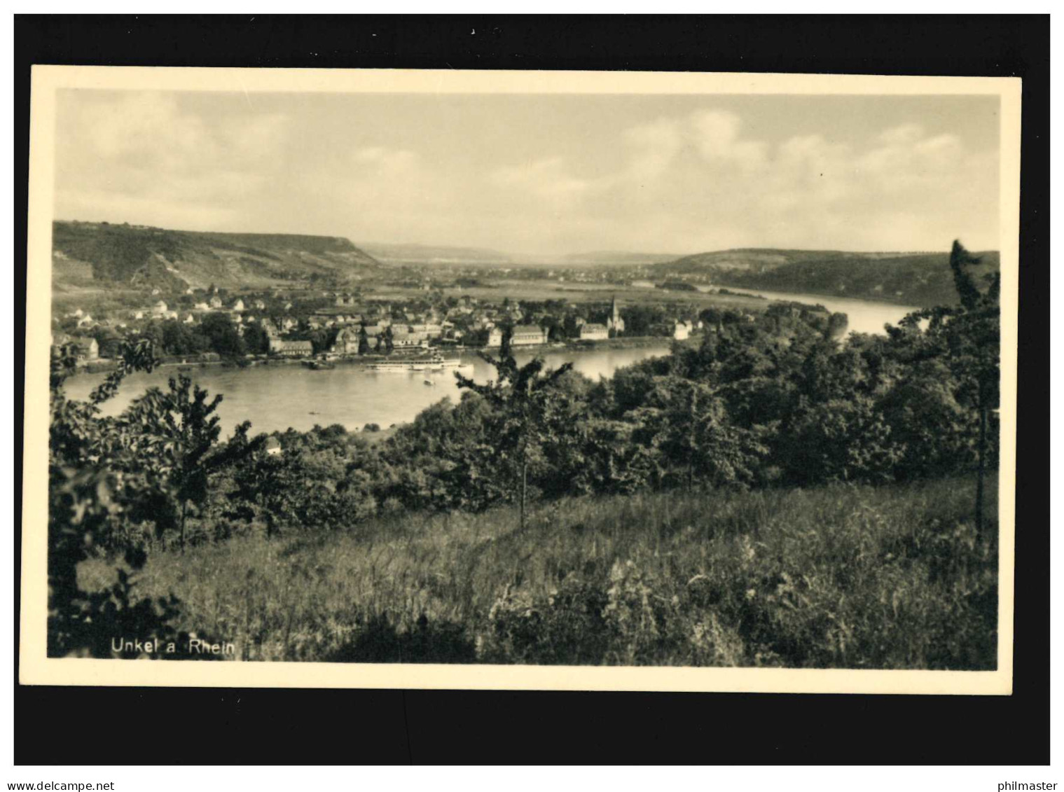 AK Unkel Am Rhein, Panorama, Feldpost, Unkel 26.3.1943 - Andere & Zonder Classificatie