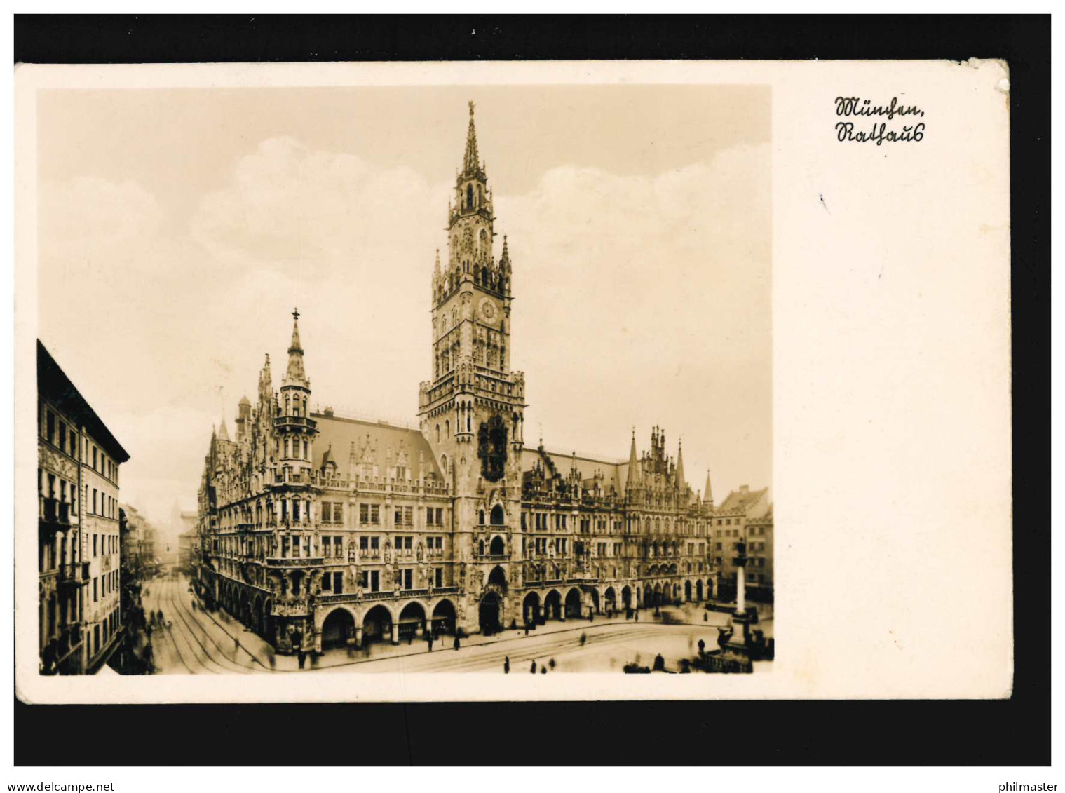 AK München Rathaus, Feldpost, München 30.11.1939 - Other & Unclassified