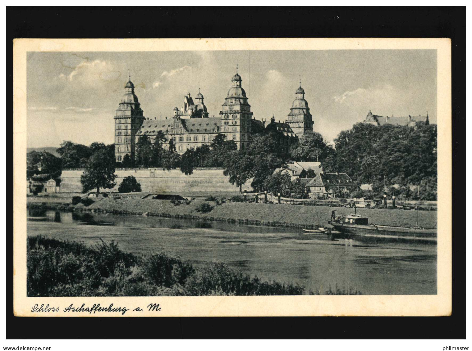 AK Schloss Aschaffenburg Am Main, Feldpost, Aschaffenburg 5.8.1940 - Autres & Non Classés