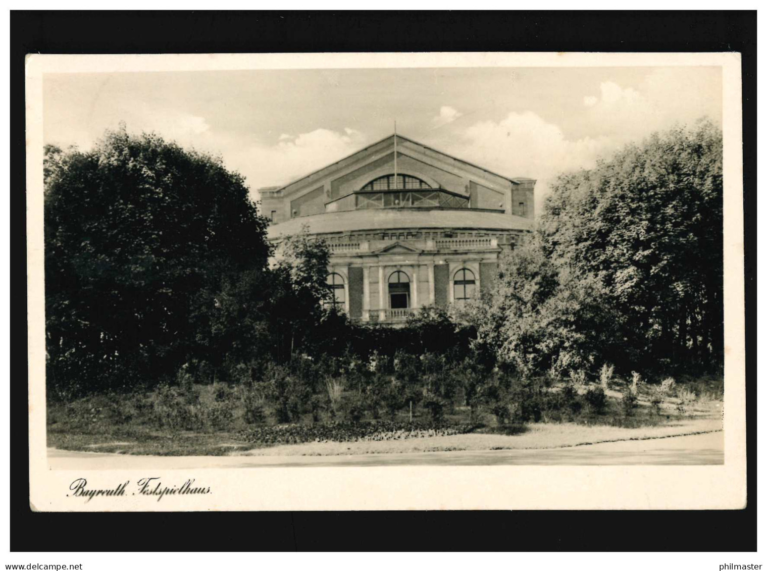 AK Bayreuth, Festspielhaus, Feldpost, Bayreuth 115.1941 - Andere & Zonder Classificatie