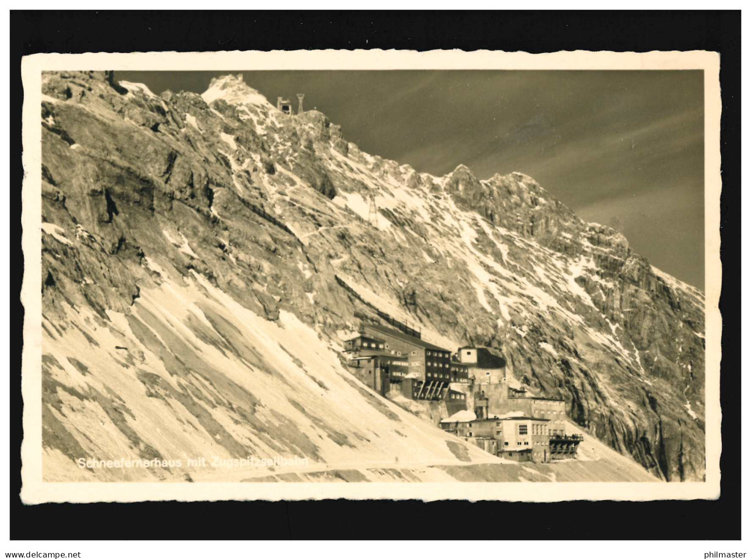 AK Schneefernerhaus Zugspitzseilbahn, Feldpost, Schneefernerhaus 7.9.1941 - Autres & Non Classés