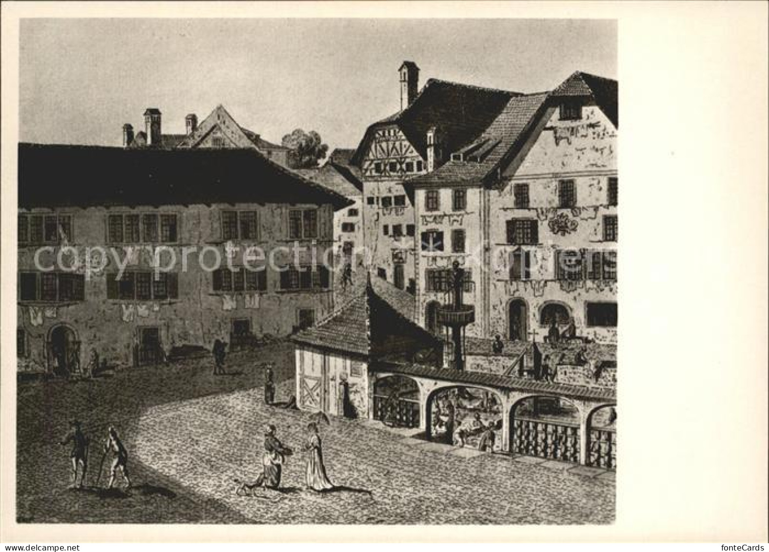 11621822 Baden AG Serie II Baeder 1790 Stich C. Wyss Baden - Autres & Non Classés