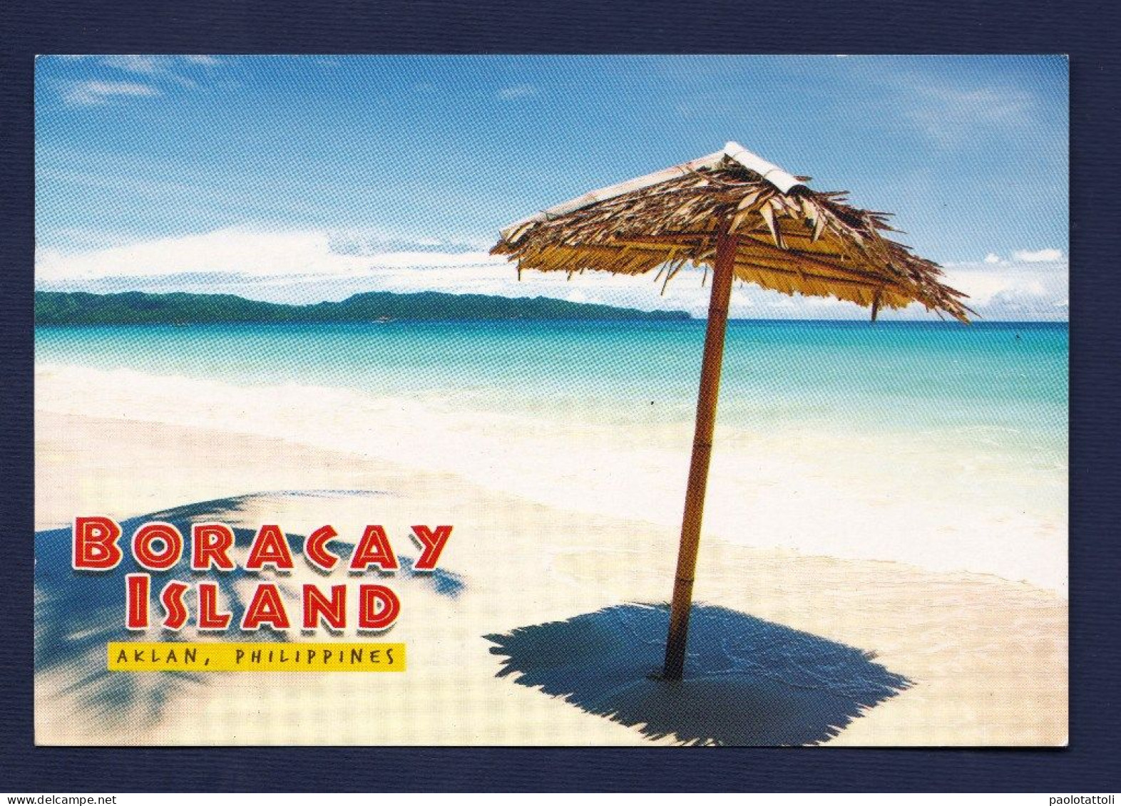 Philippines, Aklan, Boracay Island. New. Standard Size, Back Divided. Ed. Lines & Prints Enterprises. - Philippines