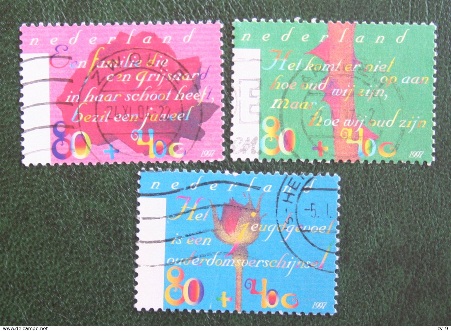 Zomerzegel Summer Stamps NVPH 1716-1718 (Mi 1613-1615) 1997 Gestempeld / Used NEDERLAND / NIEDERLANDE - Oblitérés