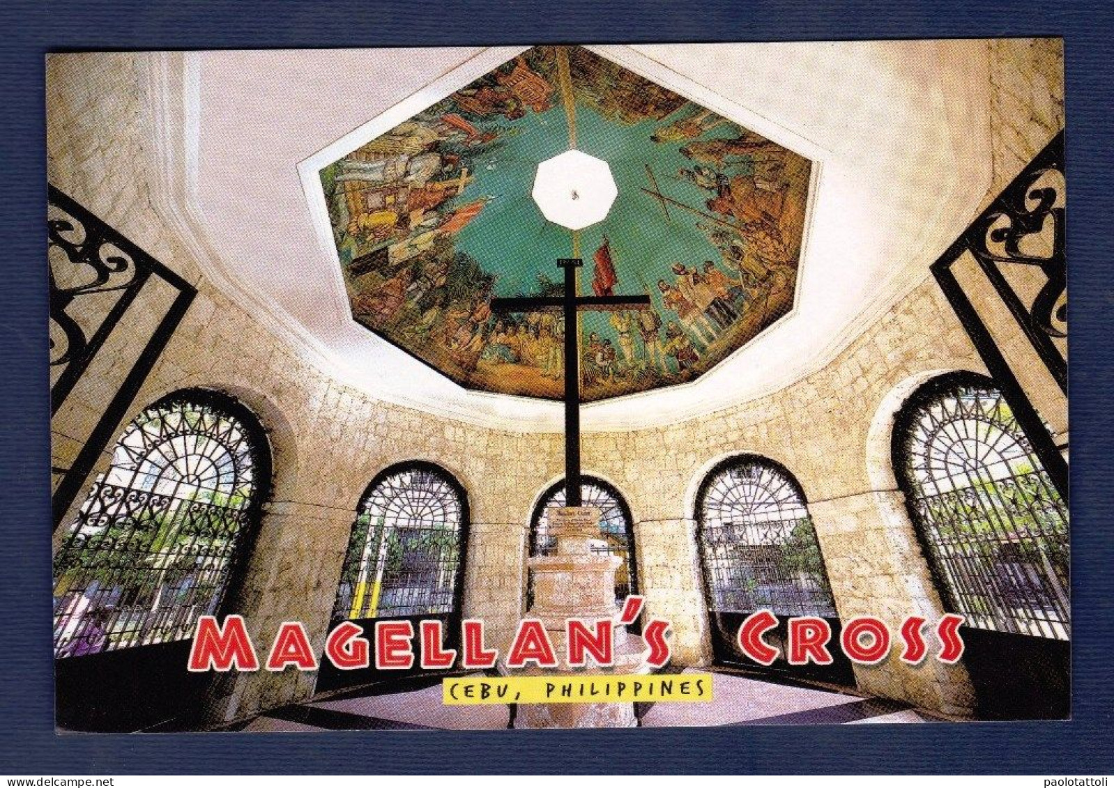Philippines, Cebu Cicty- Cebu Is. - Magellan's Cross. New, Standard Size, Back Divided. Ed. Lines & Prints. - Filipinas
