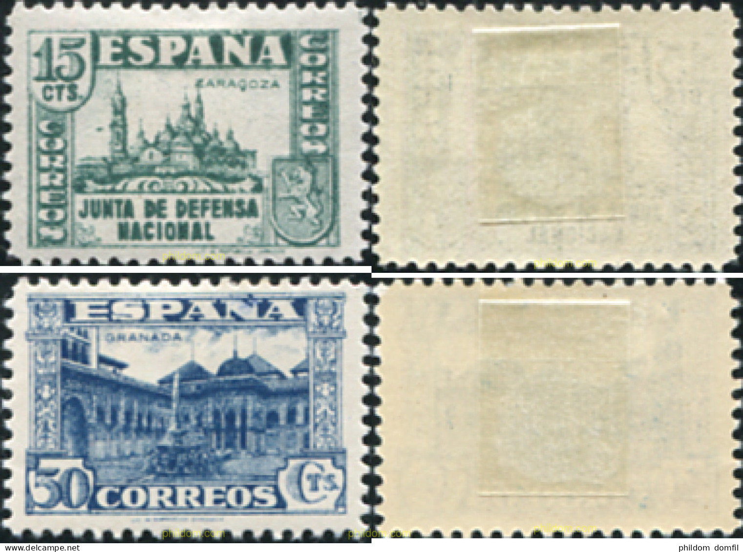 730460 HINGED ESPAÑA 1936 JUNTA DE DEFENSA NACIONAL - Unused Stamps