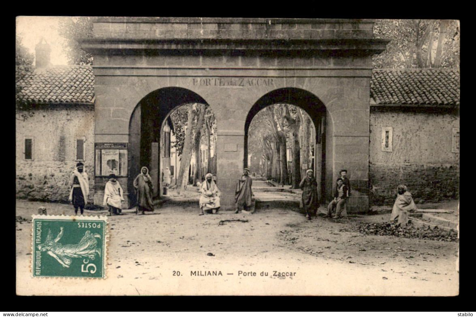 ALGERIE - MILIANA - PORTE DU ZACCAR - Andere & Zonder Classificatie