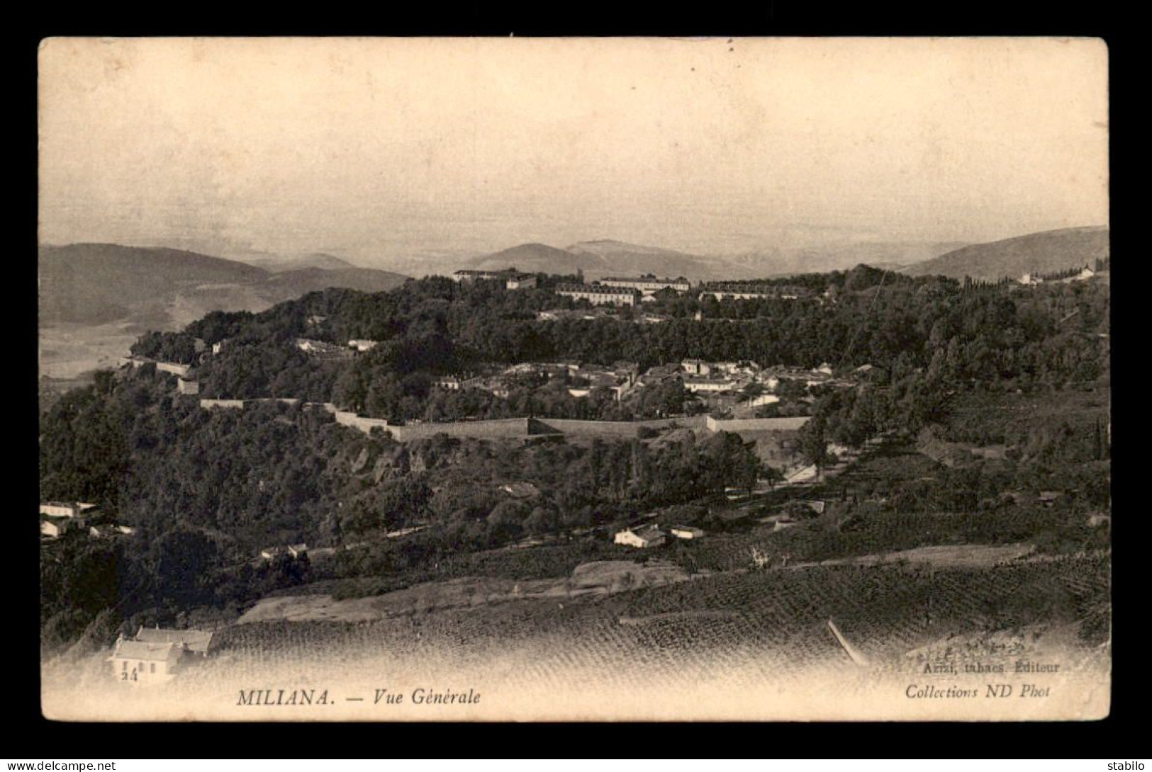 ALGERIE - MILIANA - VUE GENERALE - Sonstige & Ohne Zuordnung