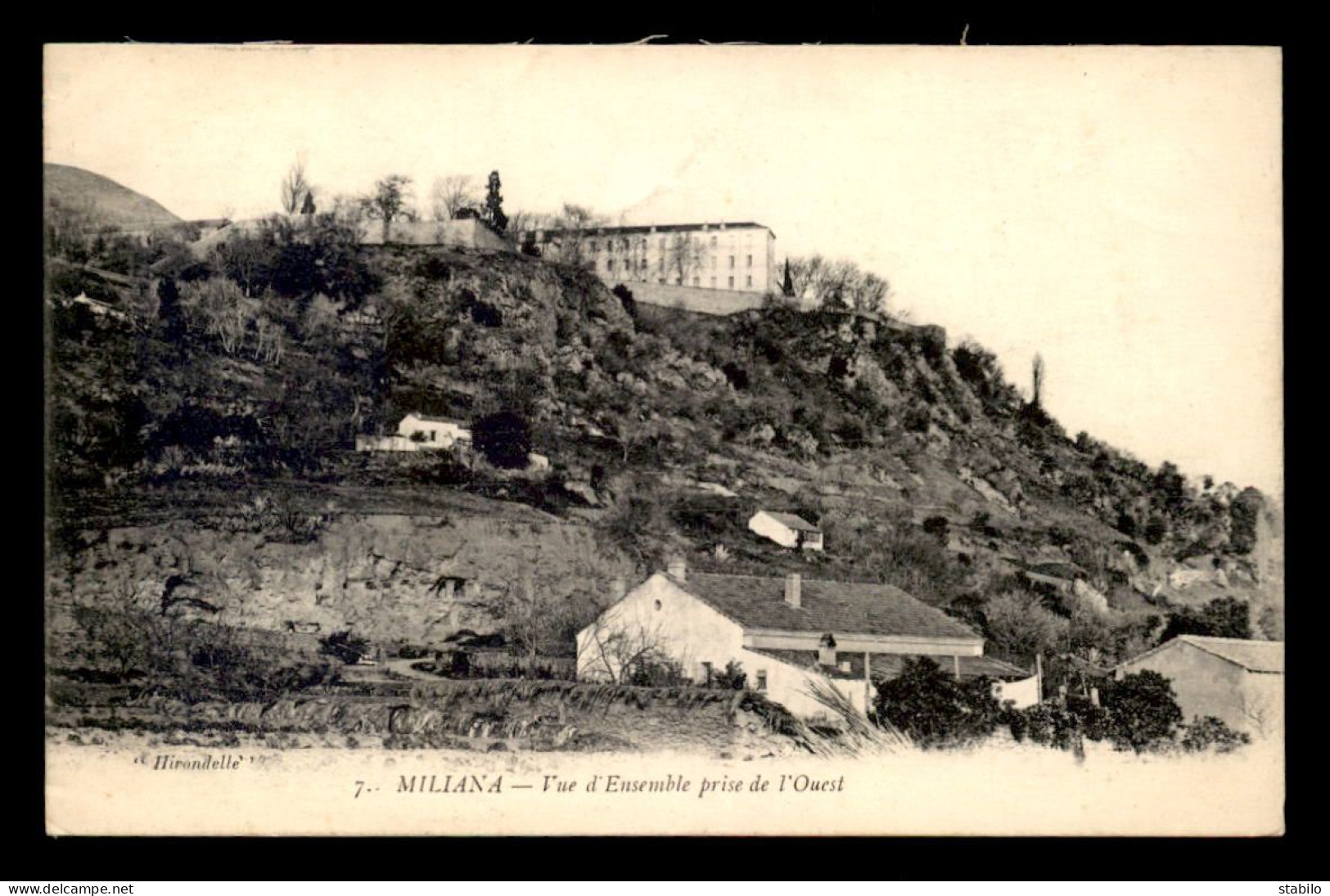 ALGERIE - MILIANA - VUE D'ENSEMBLE PRISE DE L'OUEST - Andere & Zonder Classificatie