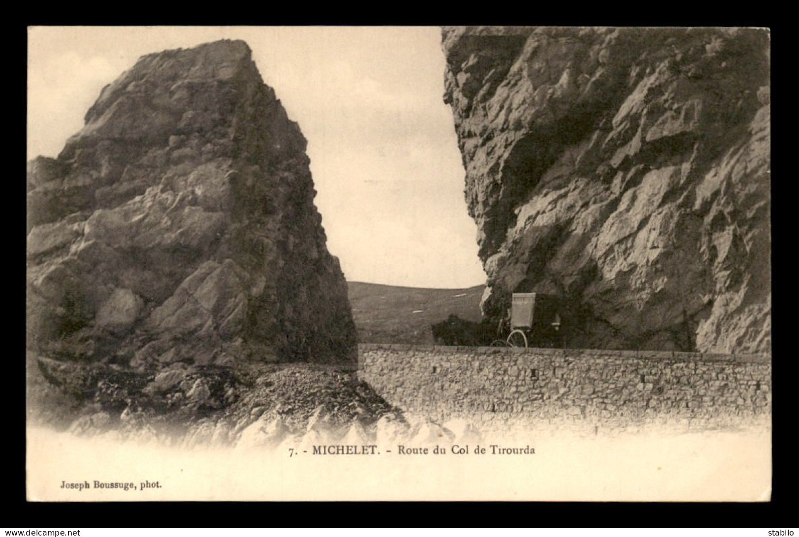 ALGERIE - MICHELET - ROUTE DU COL DE TIROURDA - Autres & Non Classés