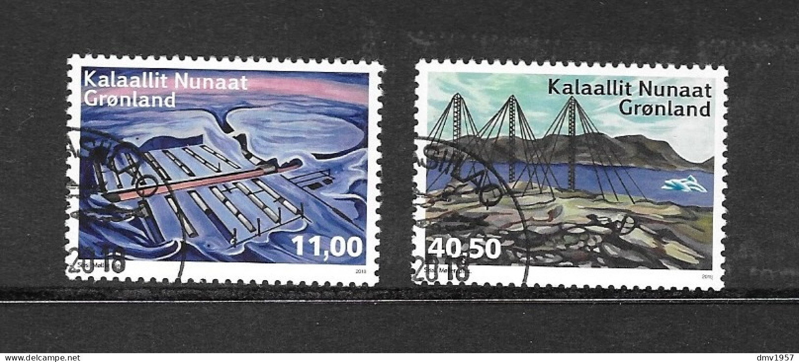 Greenland 2018 CTO Abandoned Stations Sg 856/7 - Used Stamps