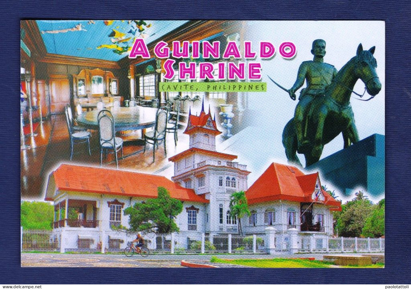 Philippines, Kawit, Cavite- The Aguinaldio Shrine- New. Standard Size, Verso Divided. Ed. Lines & Prints Enterprises. - Filippine
