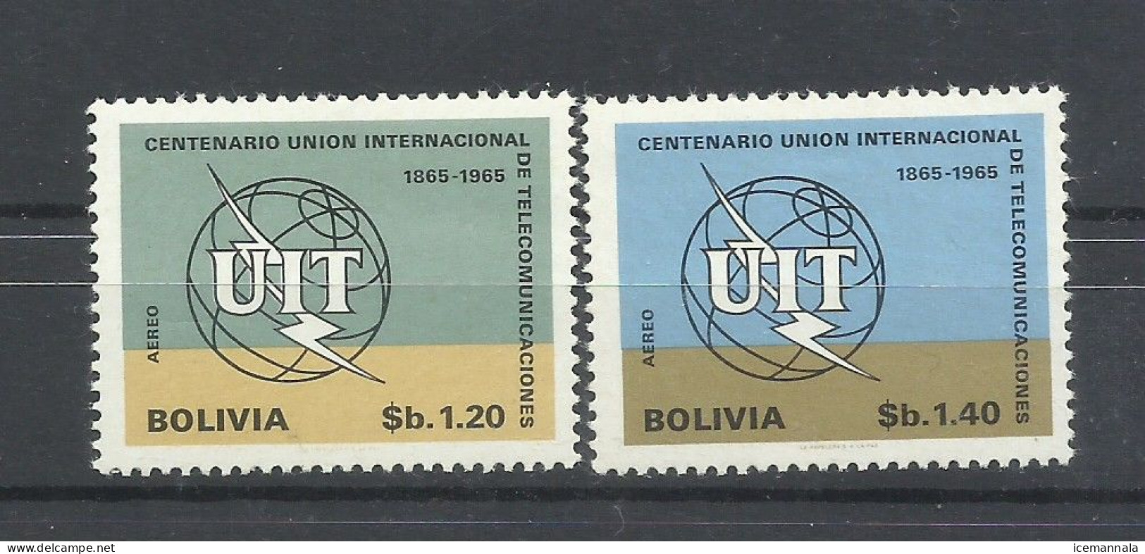 BOLIVIA   YVERT   AEREO  272/73  MNH  ** - Bolivien