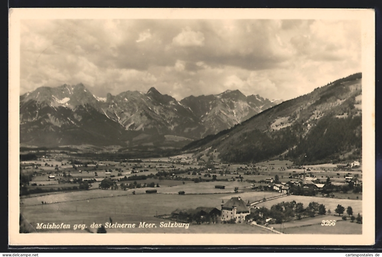 AK Maishofen /Salzburg, Ortsansicht Geg. Das Steinerne Meer  - Andere & Zonder Classificatie