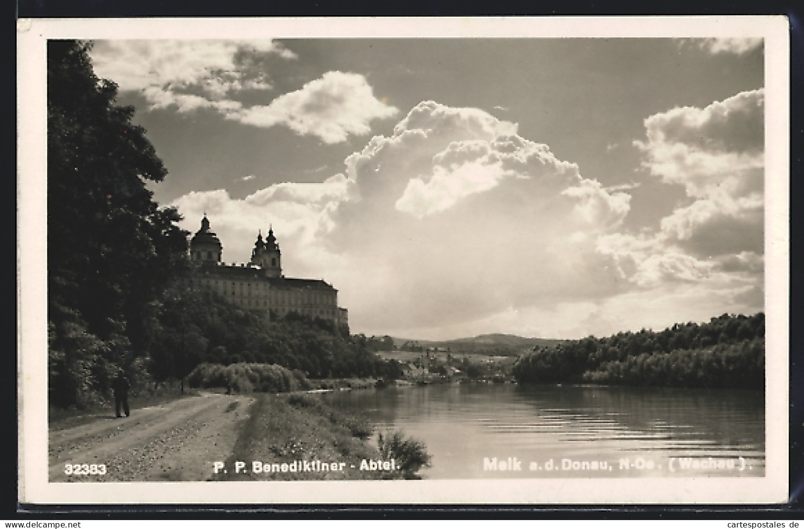 AK Melk A. D. Donau, P. P. Benediktinier-Abtei  - Andere & Zonder Classificatie