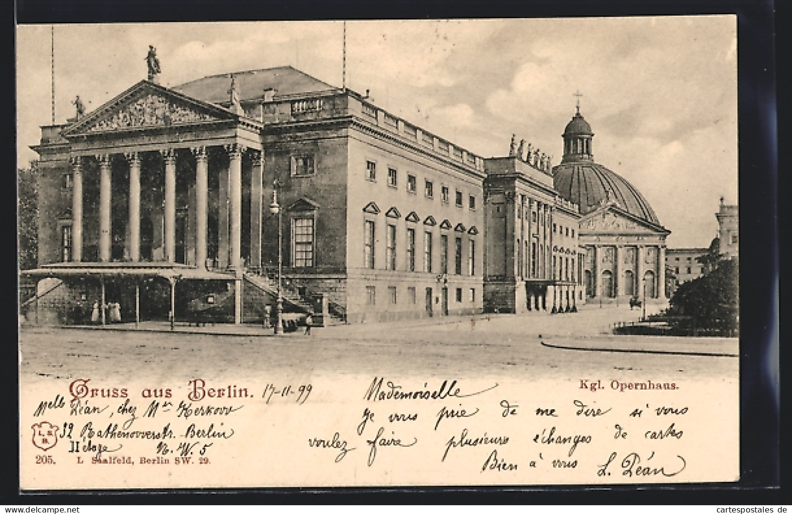 AK Berlin, Kgl. Opernhaus  - Mitte