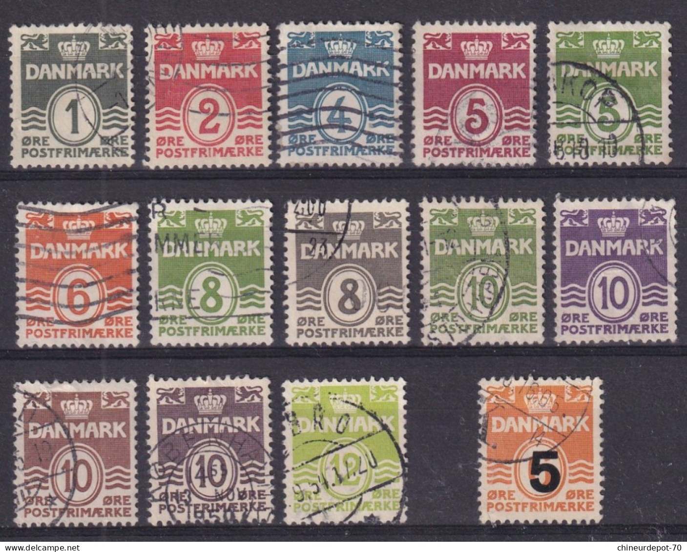 Timbres  Danemark - Other & Unclassified