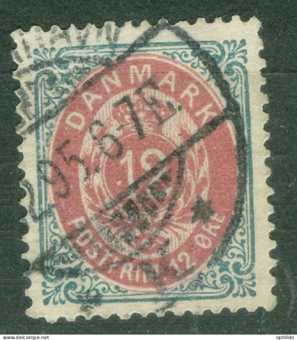 Danemark   Yvert  25    Ou Michel  26 IIYA     Ob TB      Dent 14 Par 13.50   - Used Stamps
