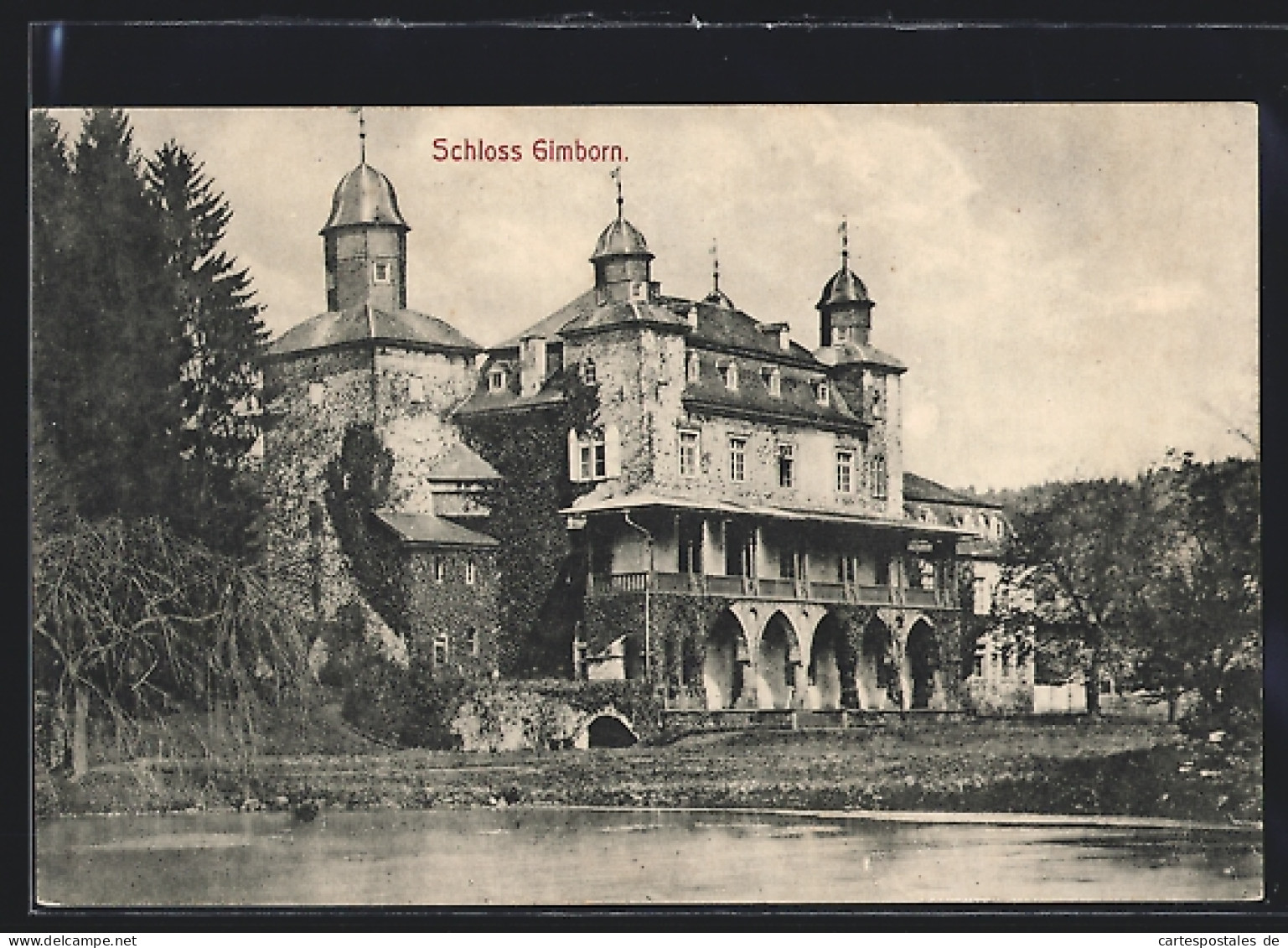 AK Gimborn, Blick Zum Schloss Gimborn  - Autres & Non Classés
