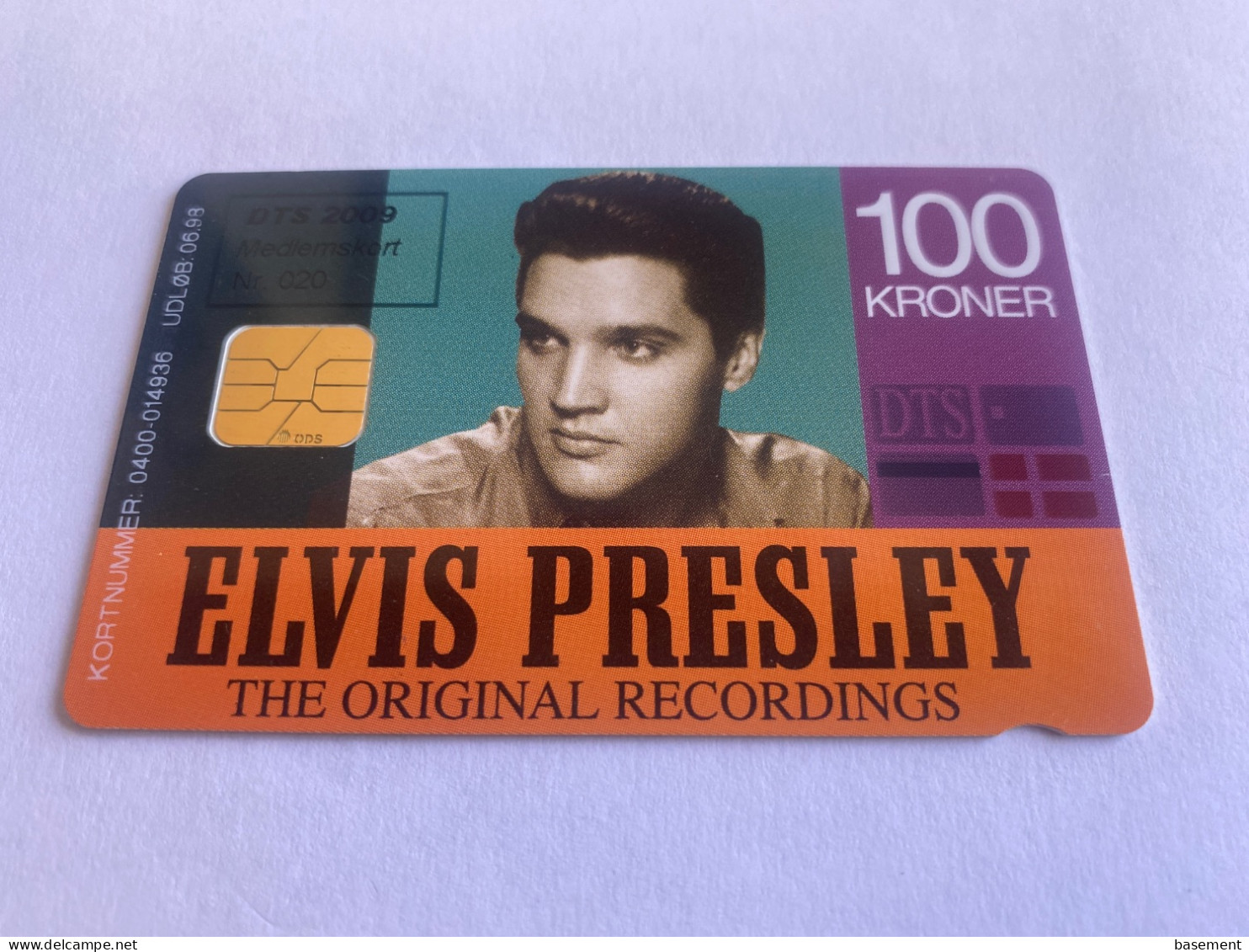 1:013 - Denmark DTS 2009 Membercard Elvis Presley - Dinamarca