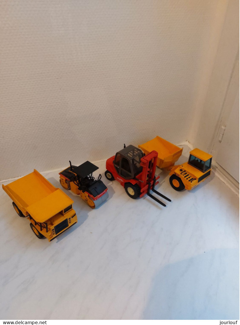 4 Jouets BTP (camions,rouleau Compresseur,etc...) - Antikspielzeug