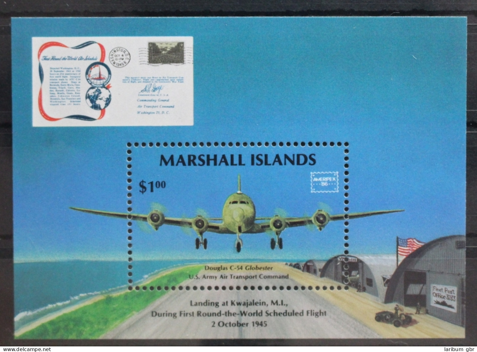 Marshall-Inseln Block 1 Mit 81 Postfrisch #TA164 - Marshalleilanden