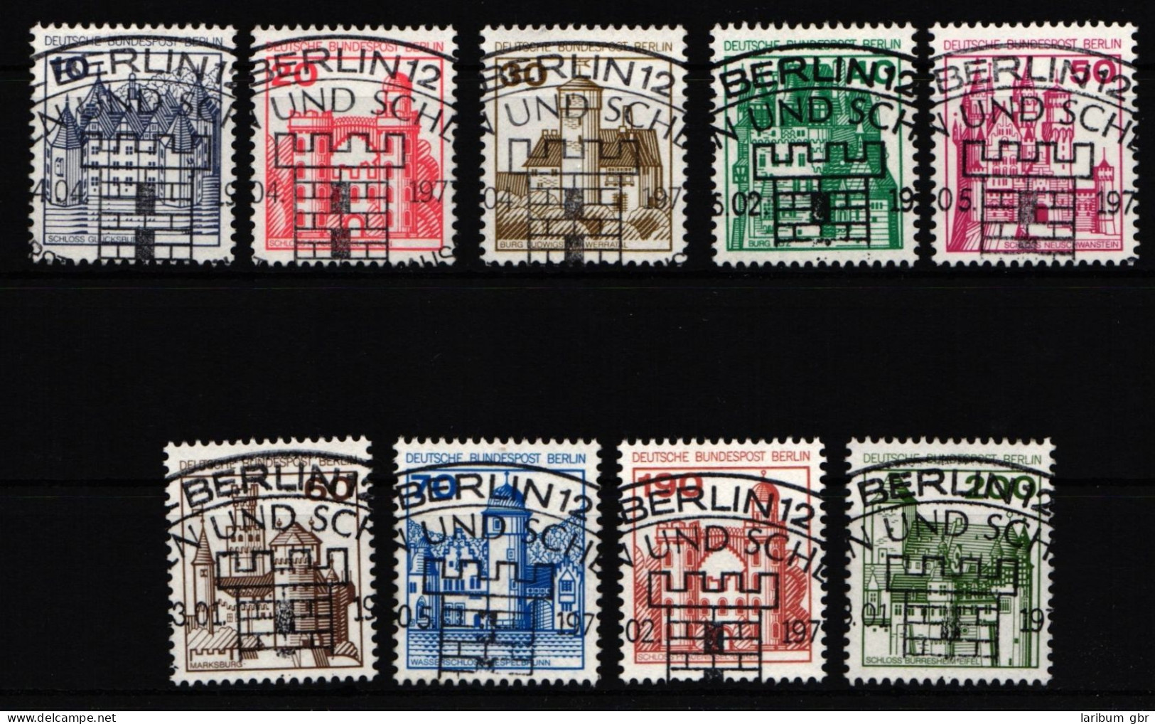 Berlin 532-540 Gestempelt Vollstempel Sonderstempel #JL132 - Otros & Sin Clasificación