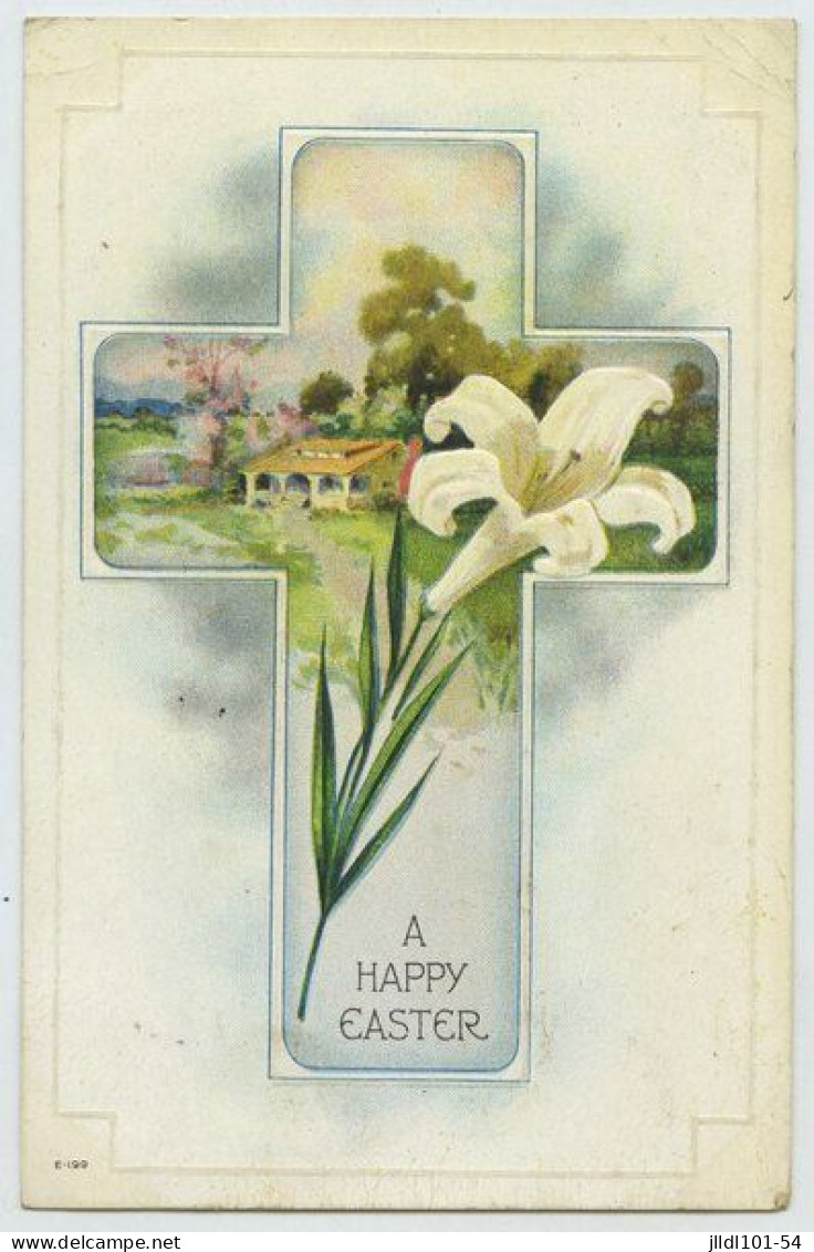 Lot 15 cartes fantaisie, thème Pâques et Noël (lt9)