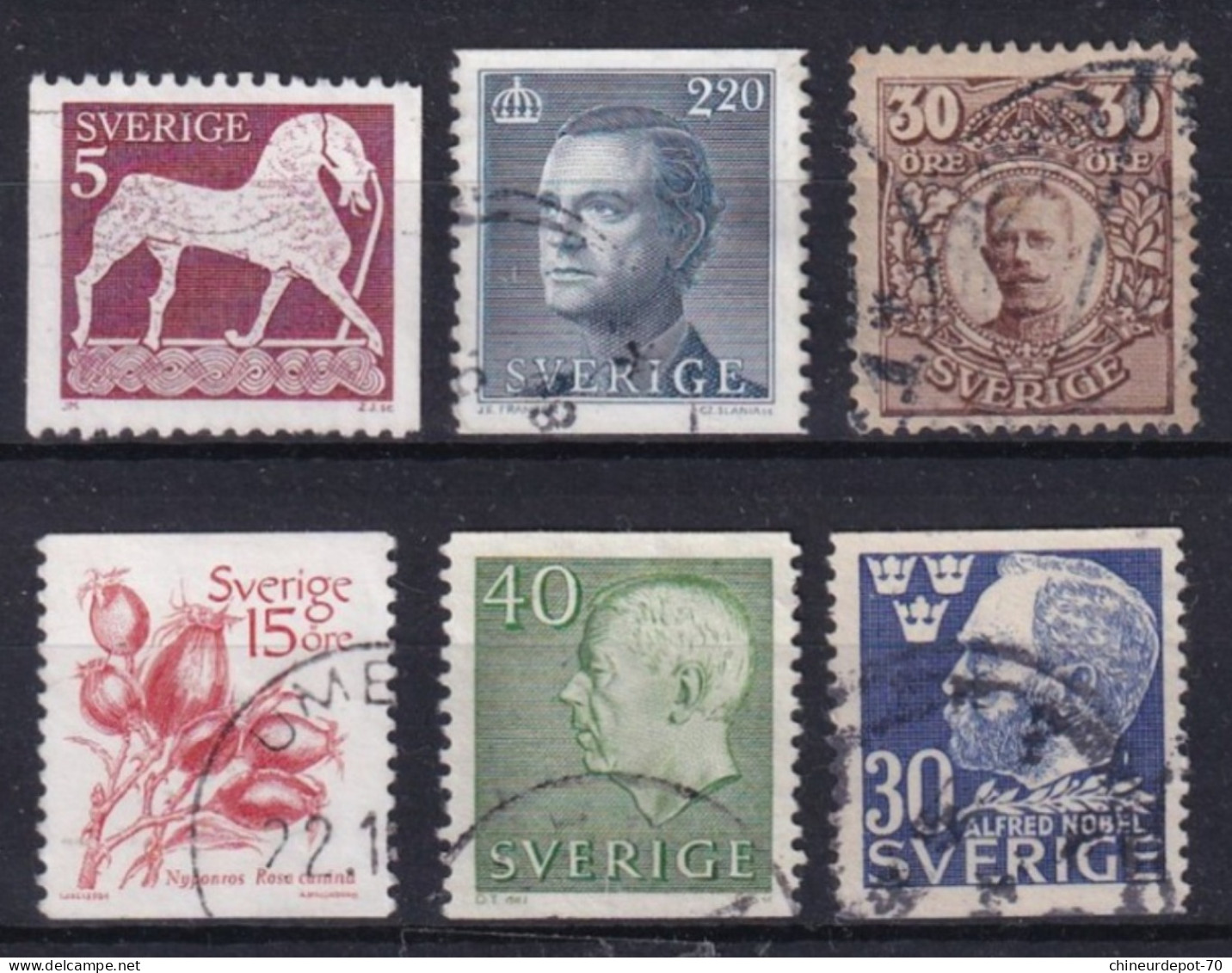 Timbres  Suède  Sverige - Other & Unclassified