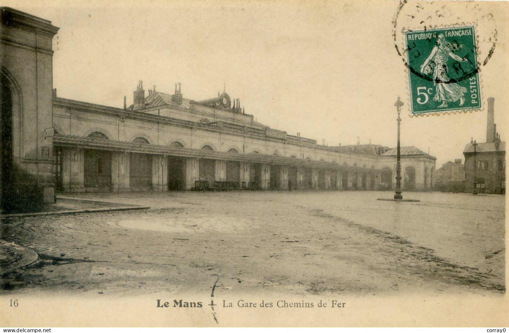 46..... La Gare Des Chemins De Fer - Le Mans