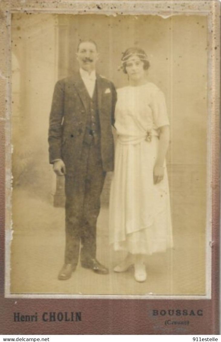 23 BOUSSAC /  COUPLE DE CREUSOIS . PHOTO HENRI CHOLIN - Boussac