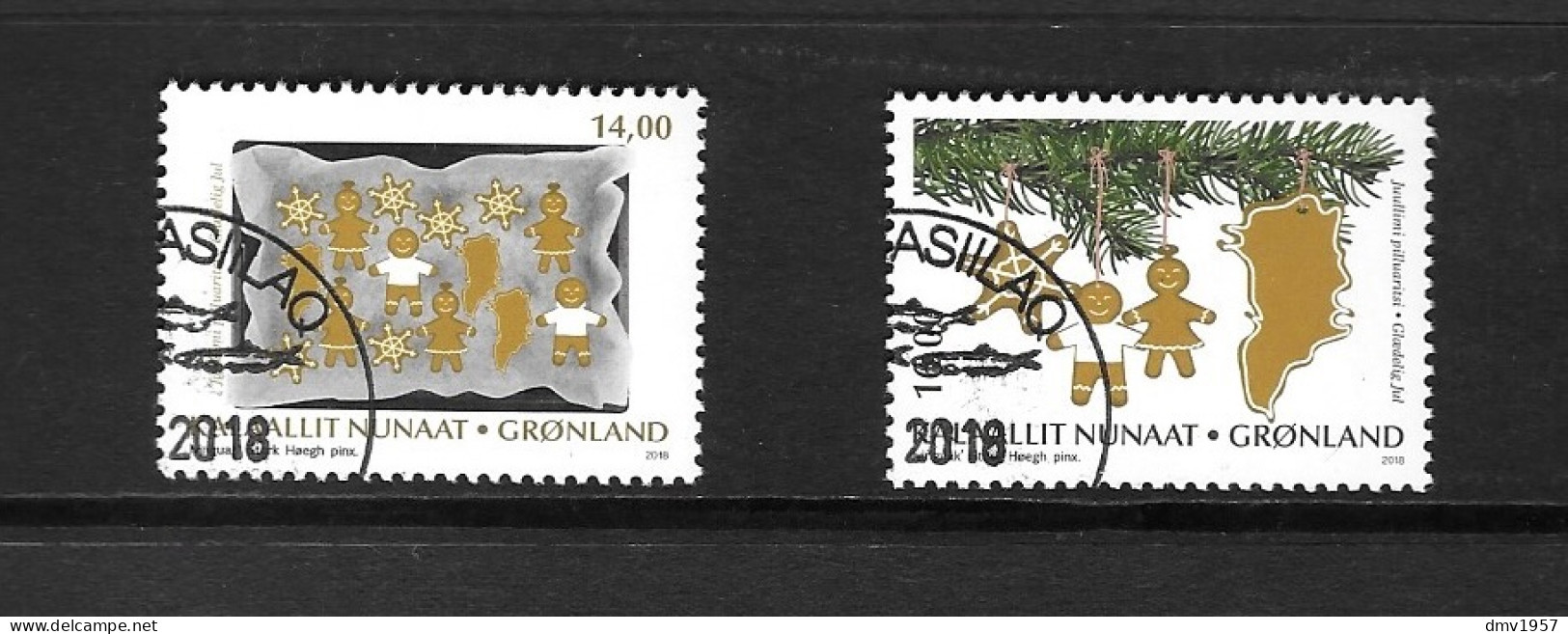 Greenland 2018 CTO Christmas Sg 887/8 - Used Stamps